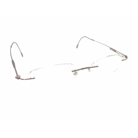 Silhouette 7534 40 6083 Titanium Brown Rimless Eyeglasses Frames 19 140 Austria - Picture 1 of 13